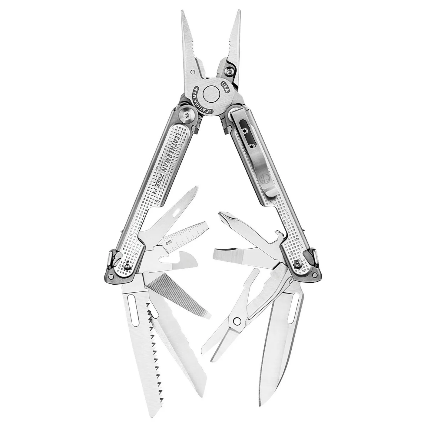 Leatherman FREE P4 in open fanned position