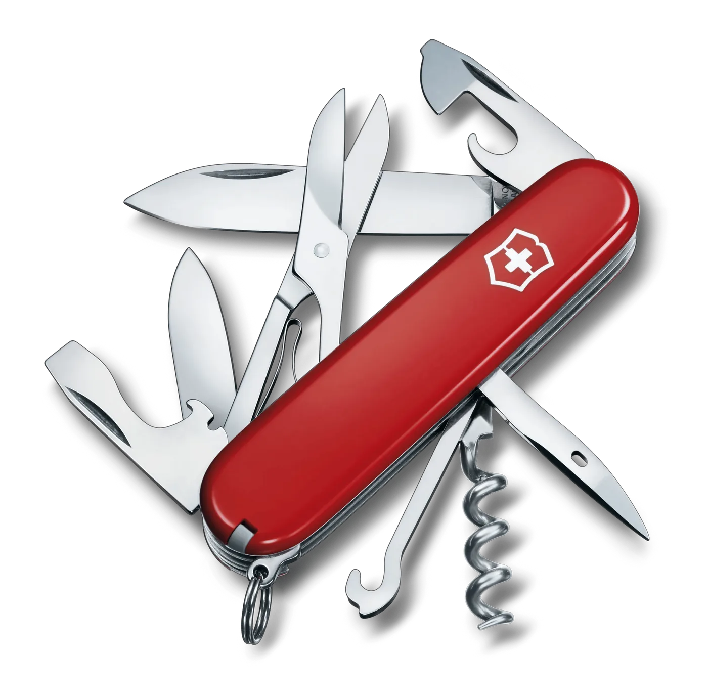 Victorinox Climber, closed, red scales