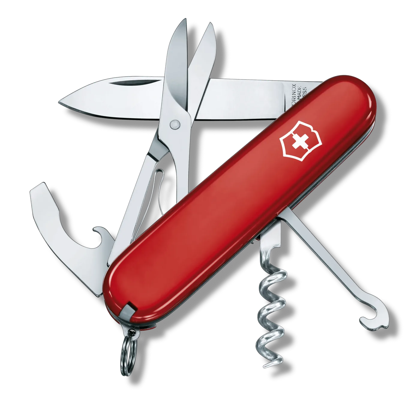 Victorinox Compact, closed, red scales