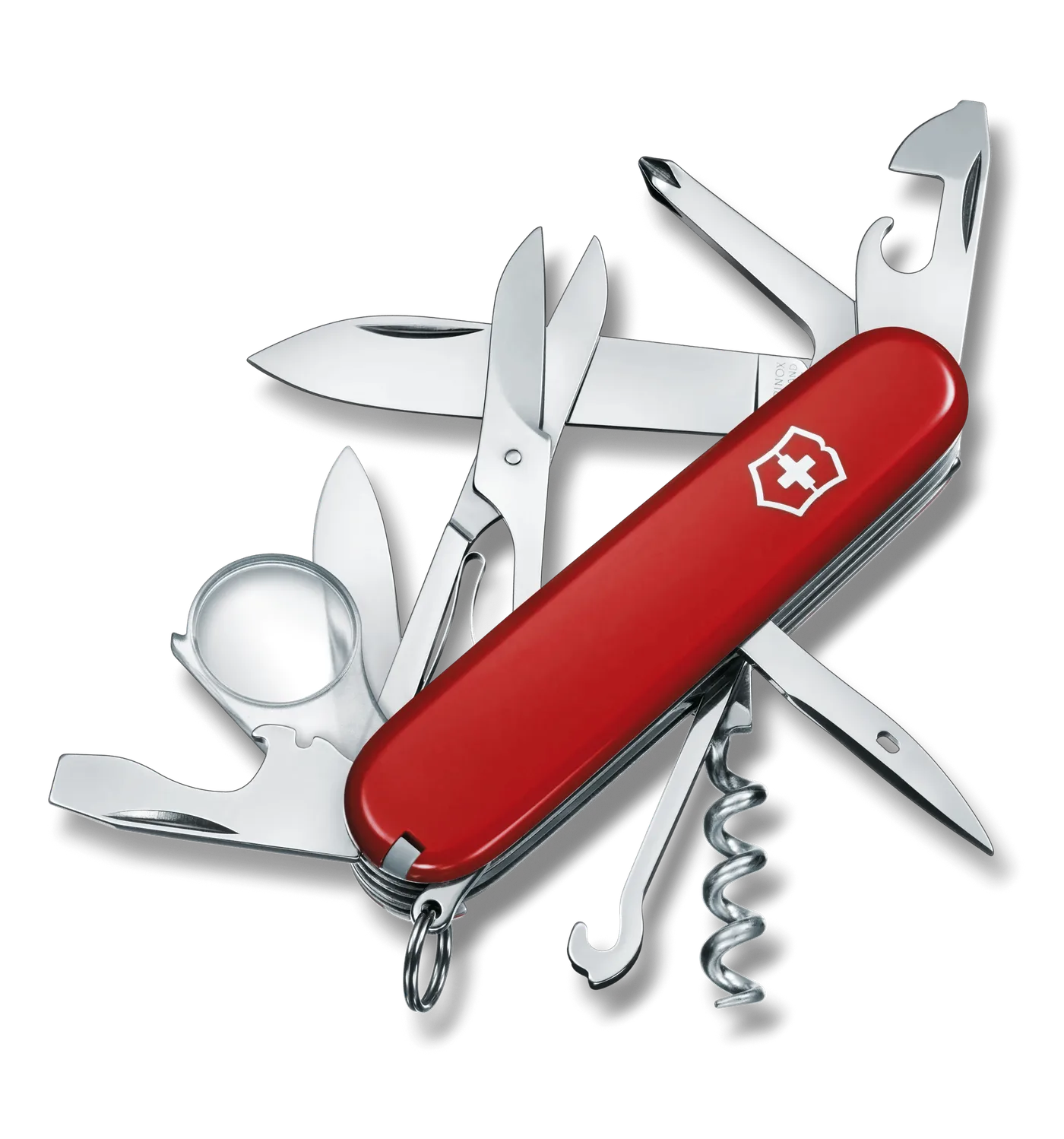 Victorinox Explorer, closed, red scales