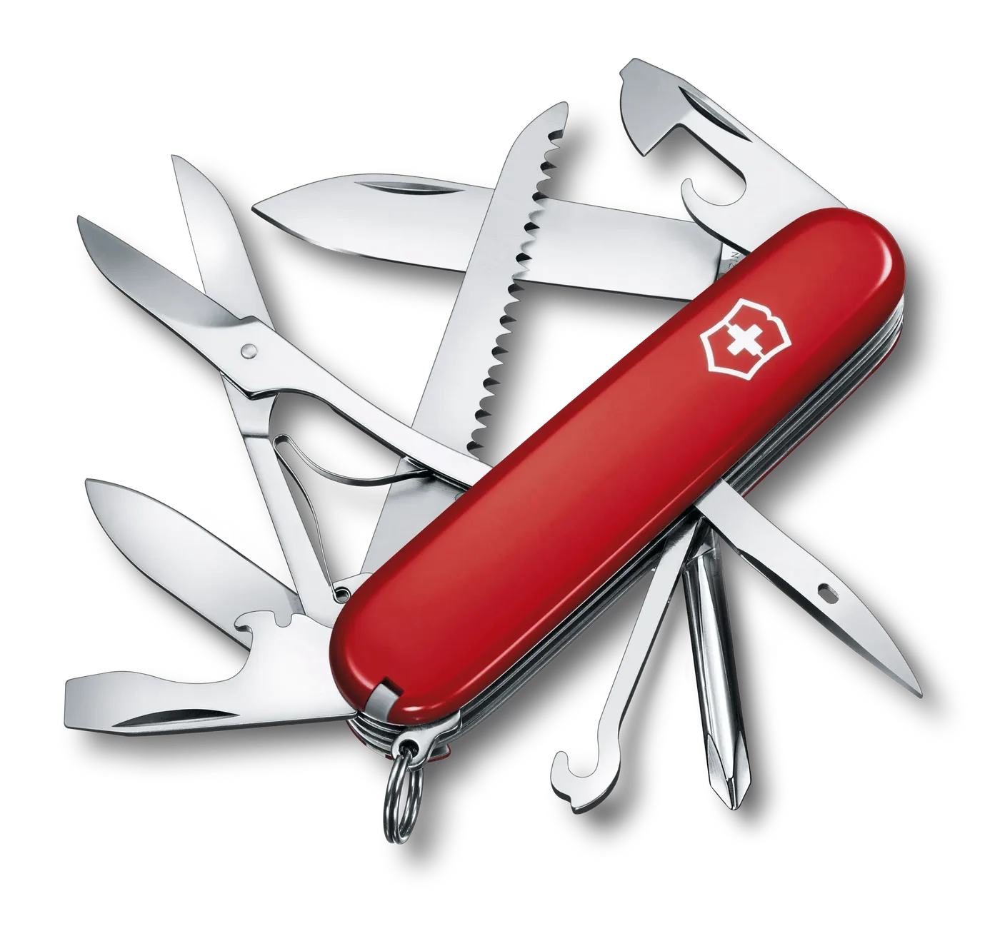 Victorinox Fieldmaster, closed, red scales